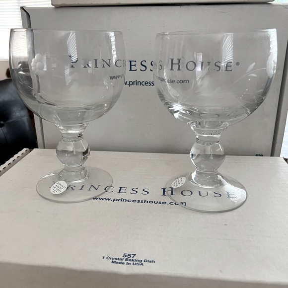 Princess House Other - Princess house 2 crystal glasses